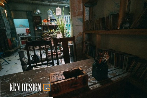 thiết kế quán cafe bình dân